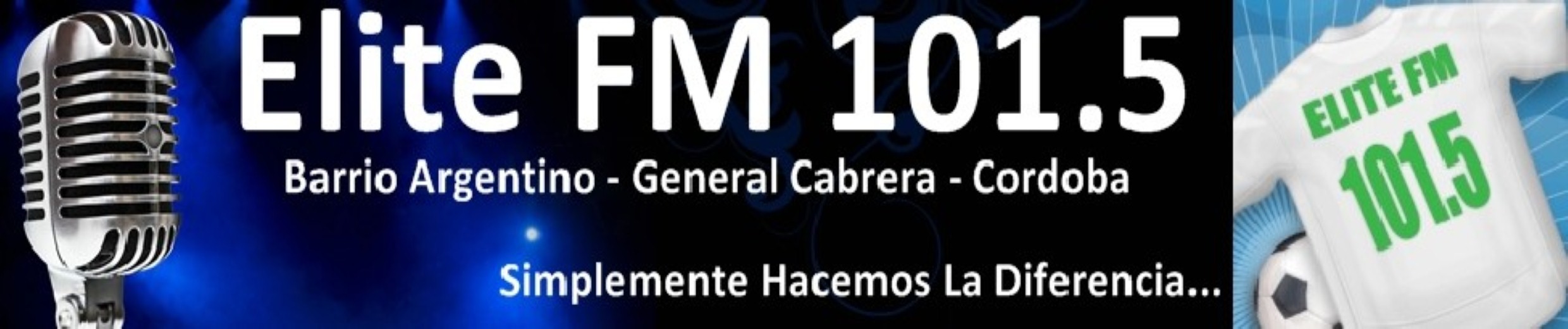 LRT 809 Elite FM 101.5 & Online - Barrio Argentino, General Cabrera, Cordoba, Argentina